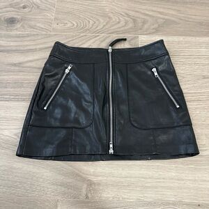 Steve Madden leather skirt